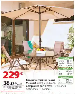 Alcampo Conjunto Mojácar Round oferta