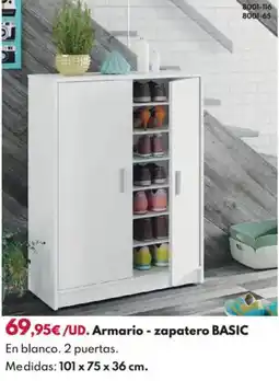 BricoCentro Armario - zapatero basic oferta