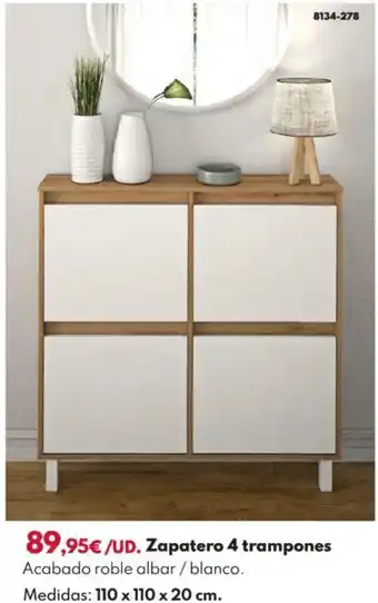 Zapatero 4 trampones