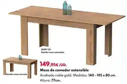BricoCentro Mesa de comedor extensible oferta
