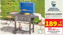 Alcampo Barbacoa carbón oferta