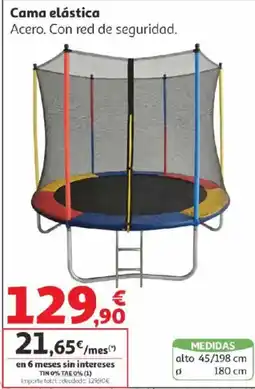 Alcampo Cama elástica oferta