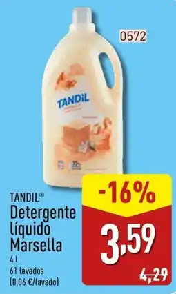 ALDI Tandil Detergente líquido Marsella oferta