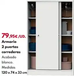 BricoCentro Armario 2 puertas correderas oferta