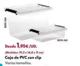 BricoCentro Caja de pvc con clip oferta