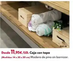 BricoCentro Caja con tapa oferta