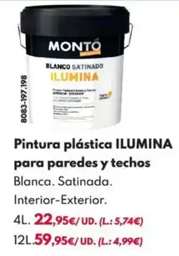 BricoCentro Pintura plástica ilumina para paredes y techos oferta