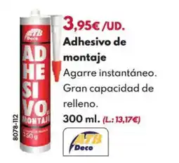 BricoCentro Adhesivo de montaje oferta
