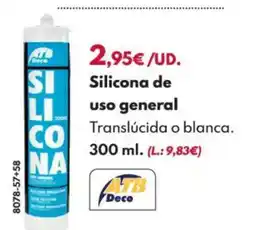 BricoCentro Silicona de uso general oferta
