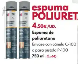BricoCentro Espuma de poliuretano oferta