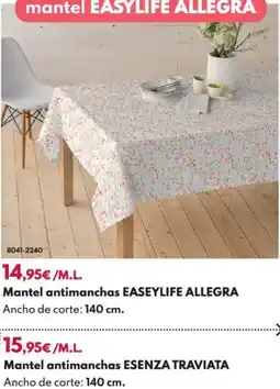 BricoCentro Mantel antimanchas easeylife allegra oferta
