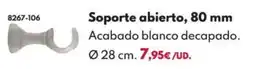 BricoCentro Soporte abierto, 80 mm oferta