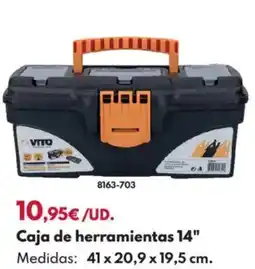 BricoCentro Caja de herramientas 14" oferta