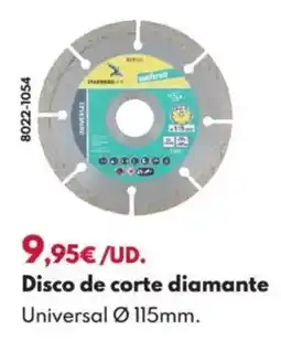 BricoCentro Disco de corte diamante oferta