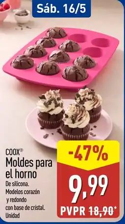 ALDI COOX Moldes para el horno oferta