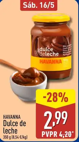 ALDI HAVANNA Dulce de leche oferta