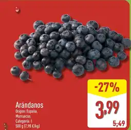 ALDI Arándanos oferta