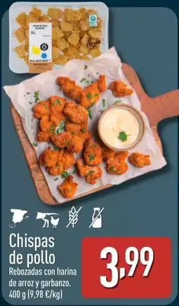 ALDI Chispas de pollo oferta