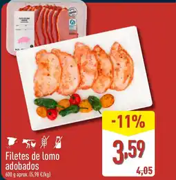 ALDI Filetes de lomo adobados oferta