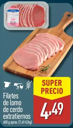 ALDI Filetes de lomo de cerdo extratiernos oferta