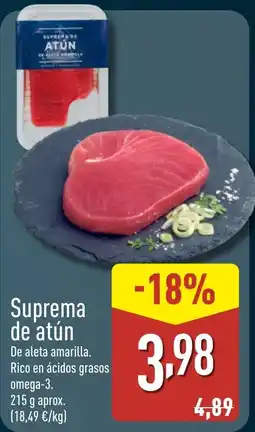 ALDI Suprema de atún oferta