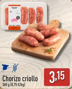 ALDI Chorizo criollo oferta