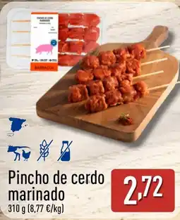ALDI Pincho de cerdo marinado oferta