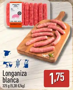 ALDI Longaniza blanca oferta