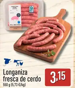 ALDI Longaniza fresca de cerdo oferta