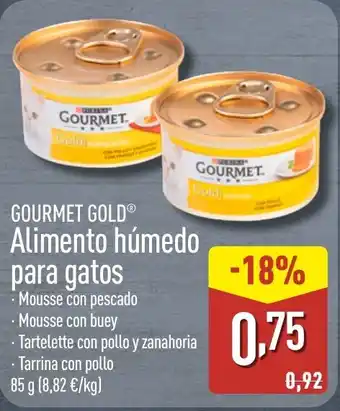 ALDI GOURMET GOLD Alimento húmedo para gatos oferta