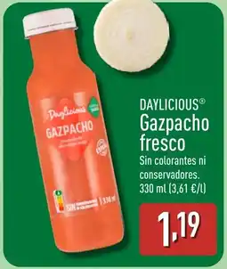 ALDI DAYLICIOUS Gazpacho fresco oferta