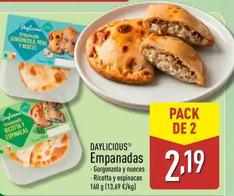 ALDI DAYLICIOUS Empanadas oferta