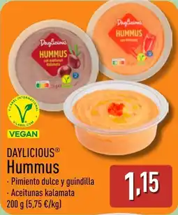 ALDI DAYLICIOUS Hummus oferta