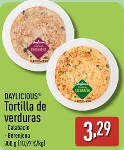 ALDI DAYLICIOUS Tortilla de verduras oferta
