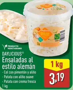 ALDI DAYLICIOUS Ensaladas al estilo alemán oferta