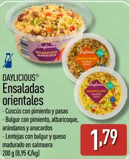 ALDI DAYLICIOUS Ensaladas orientales oferta