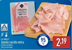 ALDI LA TABLA Jamón cocido extra oferta