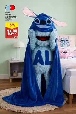 ALDI DISNEY Manta con capucha oferta