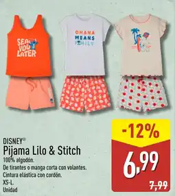 ALDI DISNEY Pijama Lilo & Stitch oferta