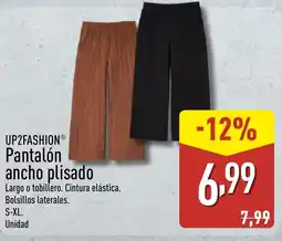 ALDI UP2FASHION Pantalón ancho plisado oferta