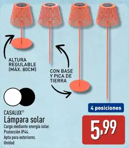 ALDI CASALUX Lámpara solar oferta