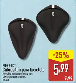 ALDI RIDE & GO Cubresillín para bicicleta oferta