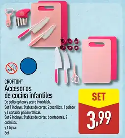 ALDI CROFTON Accesorios de cocina infantiles oferta