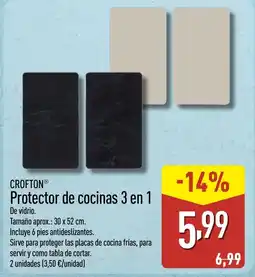 ALDI CROFTON Protector de cocinas 3 en 1 oferta