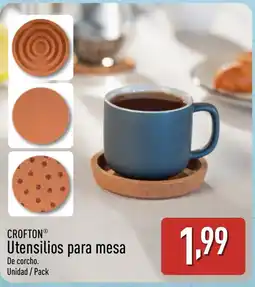 ALDI CROFTON Utensilios para mesa oferta