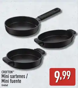 ALDI CROFTON Mini sartenes/ Mini fuente oferta