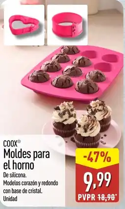ALDI COOX Moldes para el horno oferta
