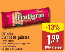 ALDI FRUTIGRAN Surtido de galletas oferta