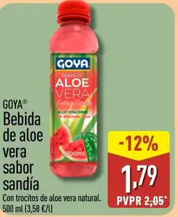 ALDI GOYA Bebida de aloe vera sabor sandía oferta