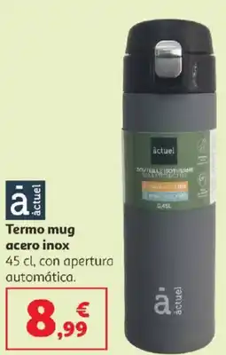 Alcampo Termo mug acero inox oferta